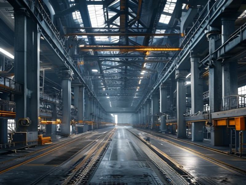 Nave industrial diseñada bajo planos especiales